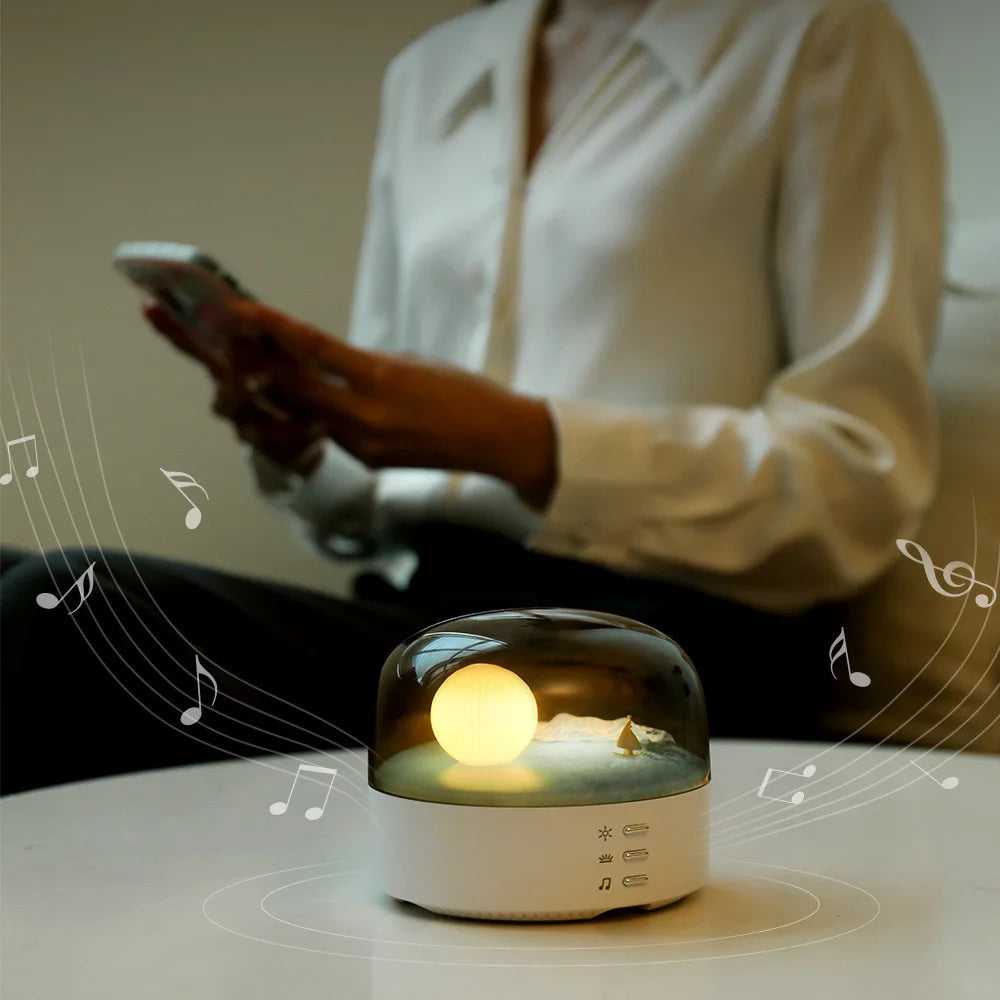 3-in-1 Moonlit Ocean Bluetooth Lamp