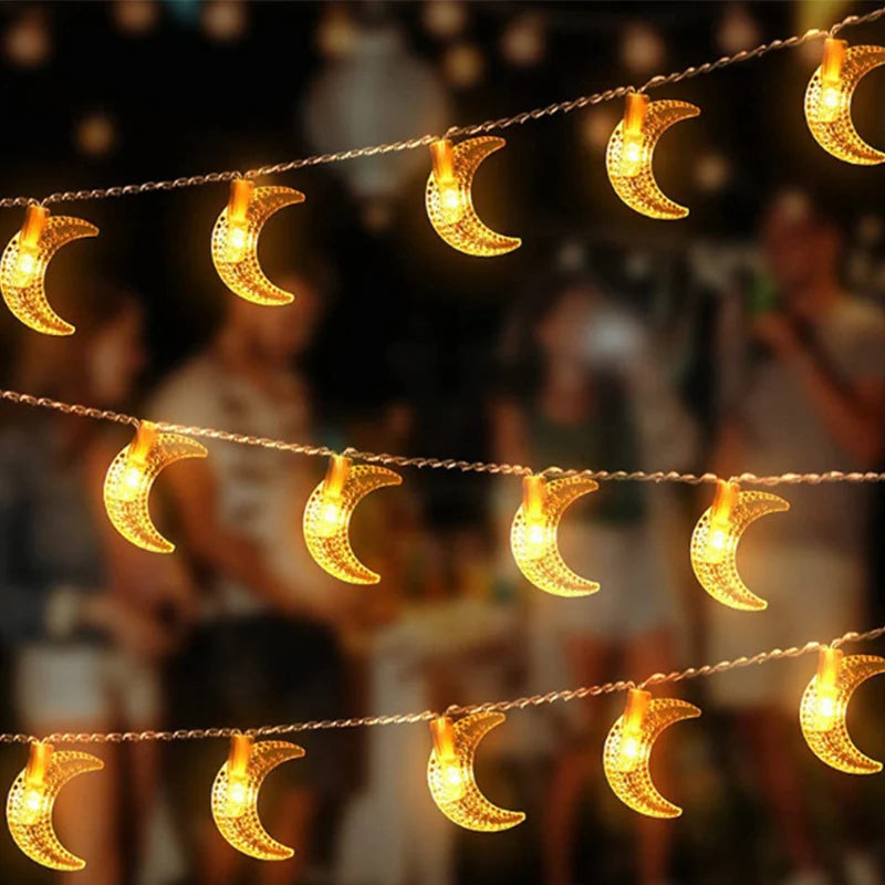 Moon & Star String Lights – Magical Décor for Any Occasion